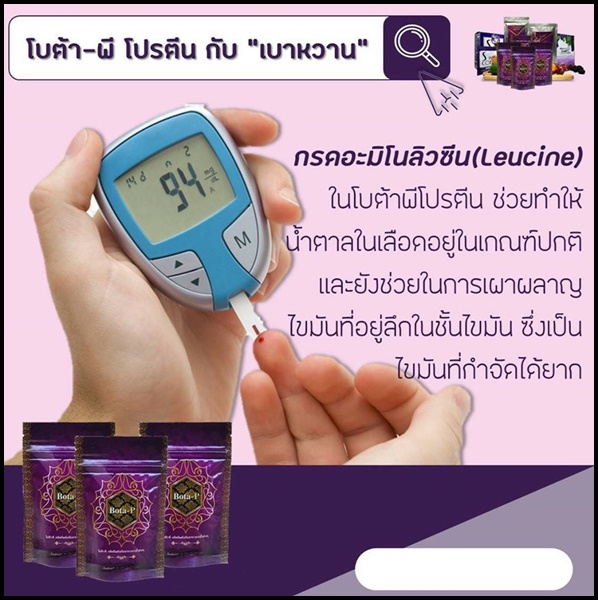 โบต้าพี โปรตีนจากเมล็ดถั่ว BOTA-P Protein