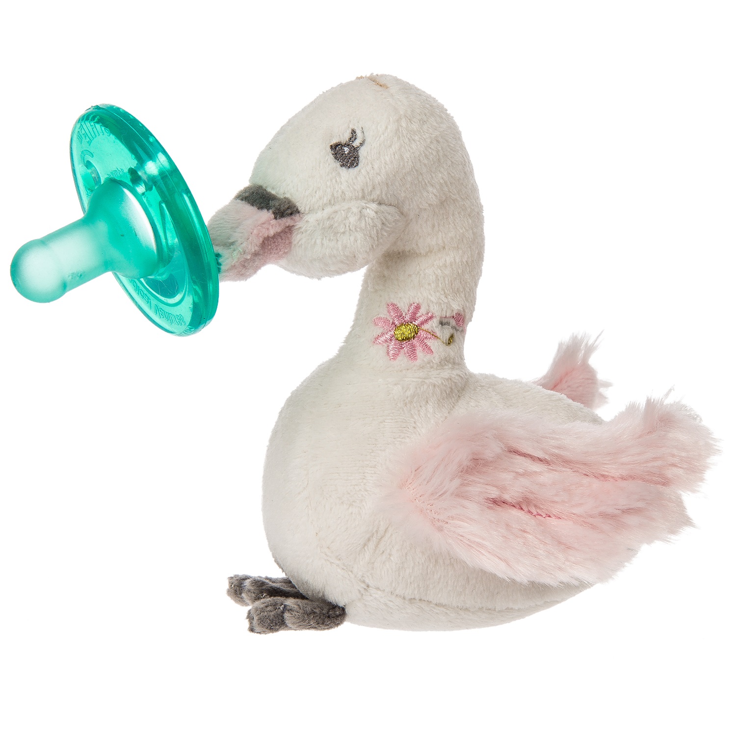 Mary Meyer WubbaNub Infant Soothie Pacifier ~ Itsy Glitzy Swan