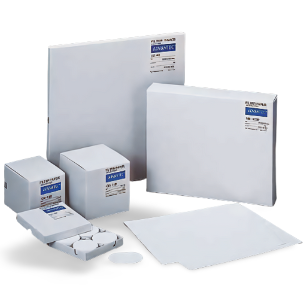 Advantec รหัสสินค้าGA-55-47กระดาษกรองใยแก้วเส้นผ่านศูนย์กลาง47มิลลิเมตร,Glass Fiber Filters,Quantity:100/box