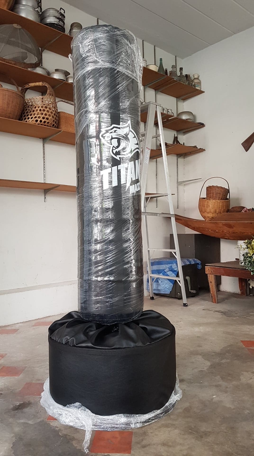 กระสอบทรายตั้งพื้นรุ่น TitanFit วางได้ทุกพื้นผิว