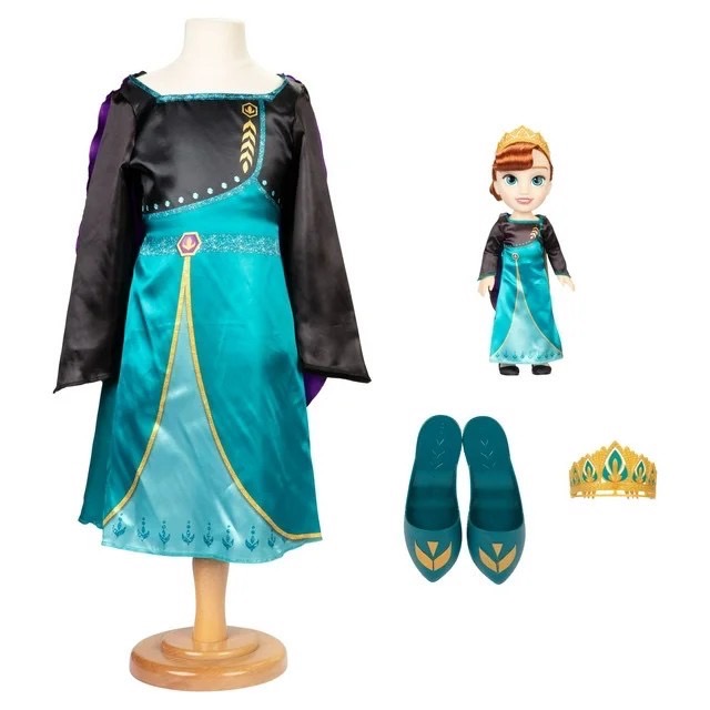 นำเข้า🇺🇸 ชุดเซ็ทเจ้าหญิงอันนาพร้อมตุ๊กตาDisney Frozen Anna Toddler Doll with Child Sized Dress and Accessories ,เหมาะสำหรับเด็ก3+ ราคา1,690 บาท