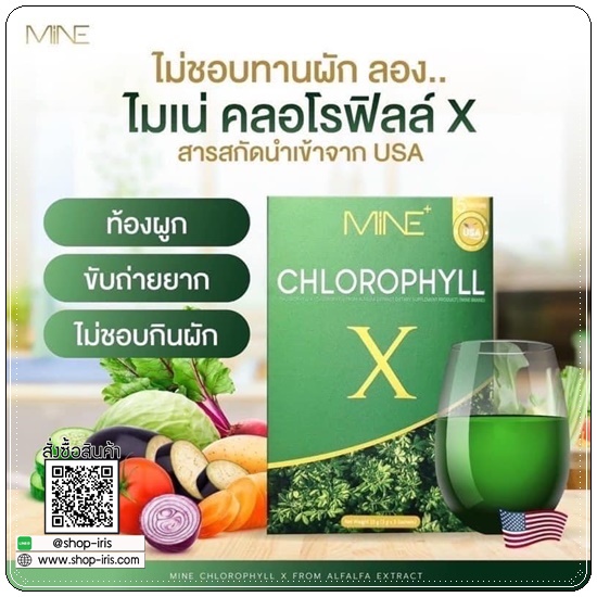 คลอโรฟิลล์ เอ็กซ์ CHLOROPHYLL X คลอโรฟิลล์มายมิ้น