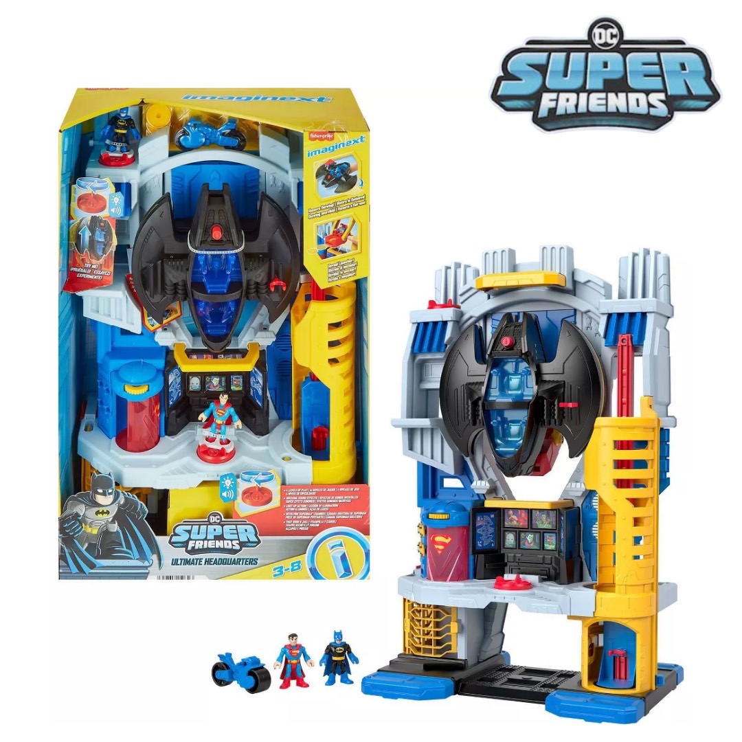 นำเข้า 🇺🇸 กับชุด Fisher-Price Imaginext DC Super Friends Ultimate Headquarters 🦇✨ พร้อมฟิกเกอร์ ราคา 4,990 บาท