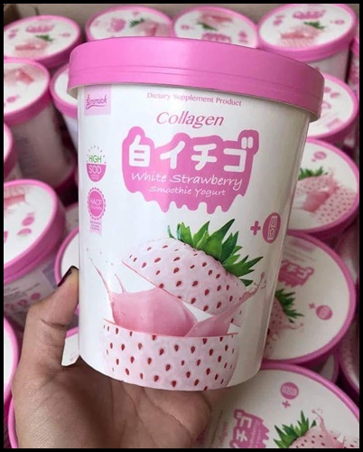 กิมมิค คอลลาเจน สูตรสมูทตี้และโยเกิร์ต Gimmick Collagen แพคเกจใหม่