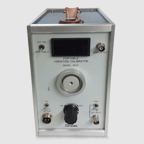 ShowaSokki รุ่น8100เครื่องสอบเทียบสำหรับเครื่องวัดความสั่นสะเทือนแบบพกพาPortable vibration exciter for calibration