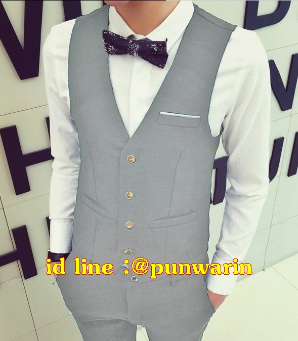 ชุดพนักงานไนท์คลับ,Night wear,Tooling Bar Waiter,ชุดพนักงานบาร์,ชุดพนักงานโรงหนัง,ชุดพนักงานโรงละคร คาซิโน สีภาพ M-3XL N6211001 เสื้อกั๊กตัวเดียว