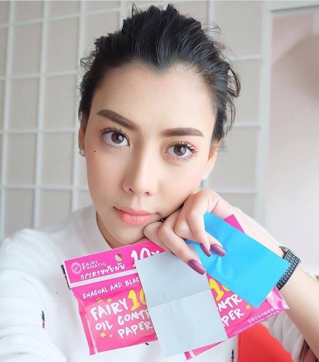 กระดาษซับมันชาโคล (Fairy 10X Oil Control Paper By Fairy Fanatic)
