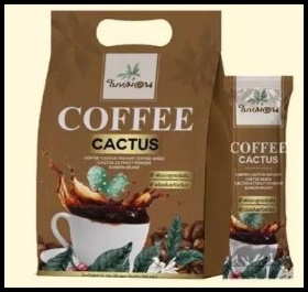 กาแฟกระบองเพชร ใบหม่อน Coffee Cactus