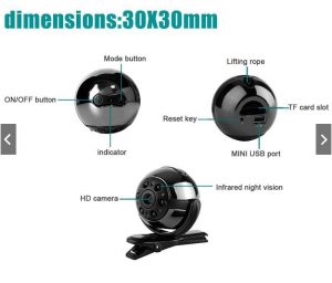 SQ9 กล้องวงจรปิดเล็กที่สุดในโลก#1400-1590-47-610819