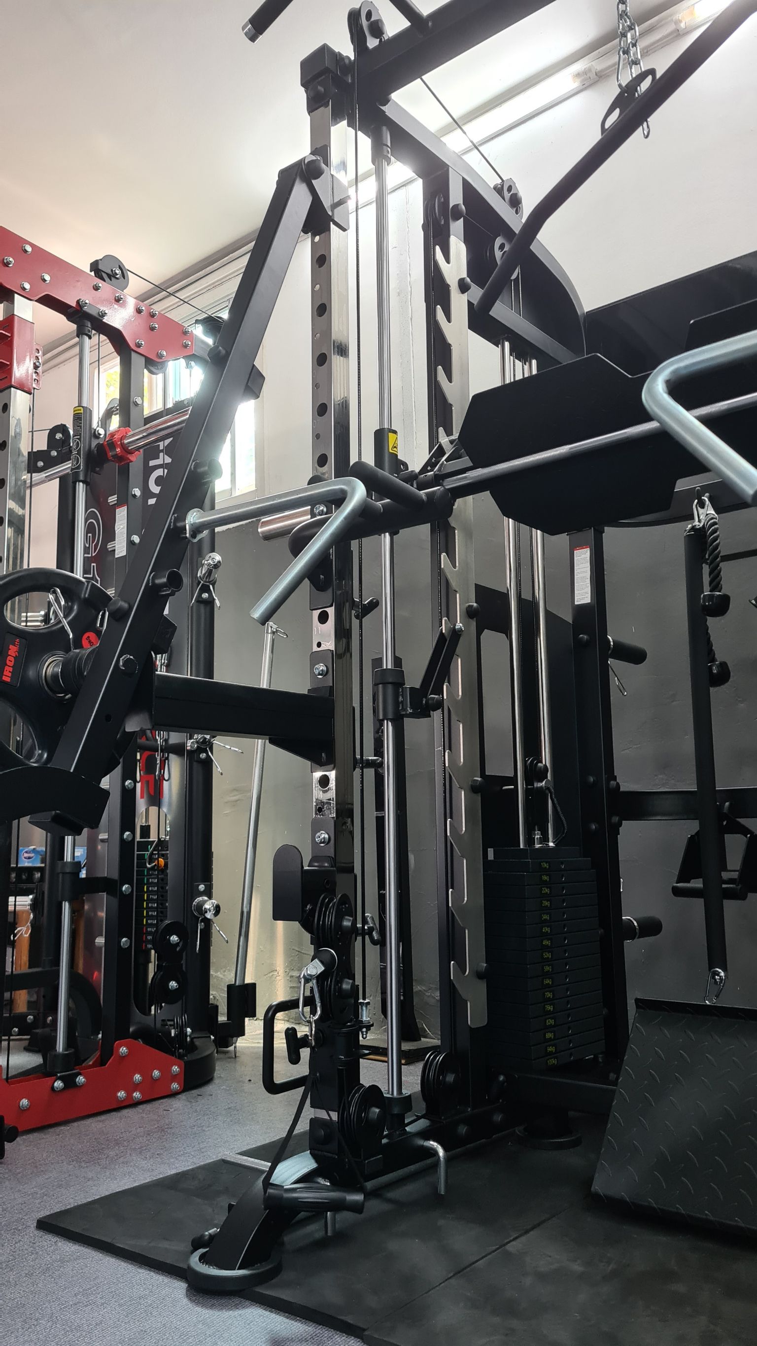 สมิทแมชชีน i5 Flow Jammer arms,+ม้านั่ง819A + แผ่นหุ้มยาง, Fullset, Smith Machine i5 Flow Jammer