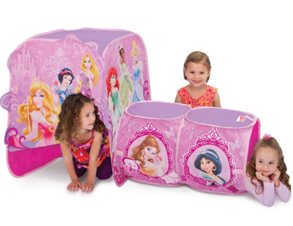 เต้นท์เด็กเล่นพร้อมอุโมงค์ ผจญภัย ลายเจ้าหญิงดิสนี่ย์ Disney Princess Adventure Hut ราคา 1590 บาท