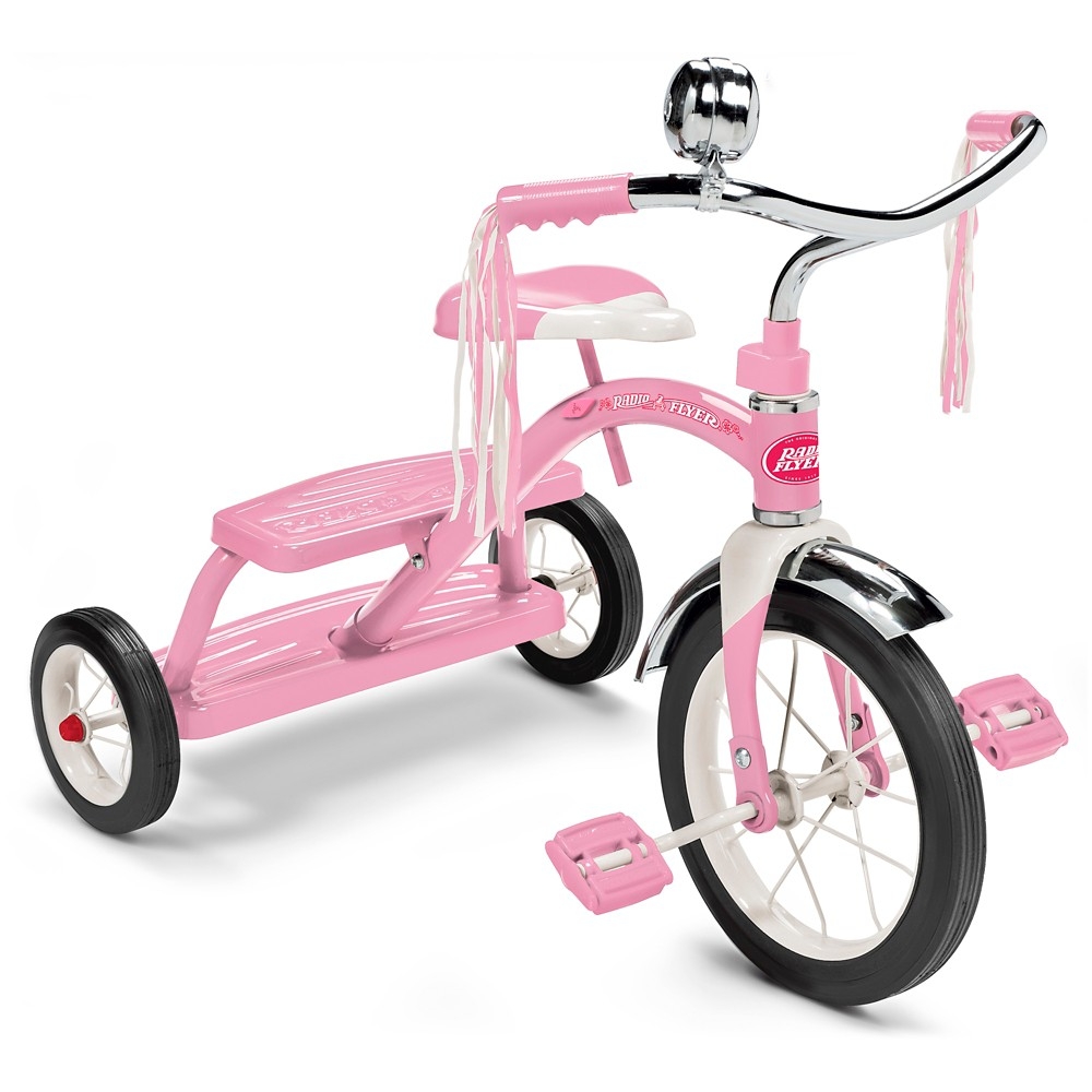 จักรยานสามล้อเด็ก Radio Flyer รุ่น Classic Pink Dual Deck Tricycle สีชมพูพร้อมส่ง