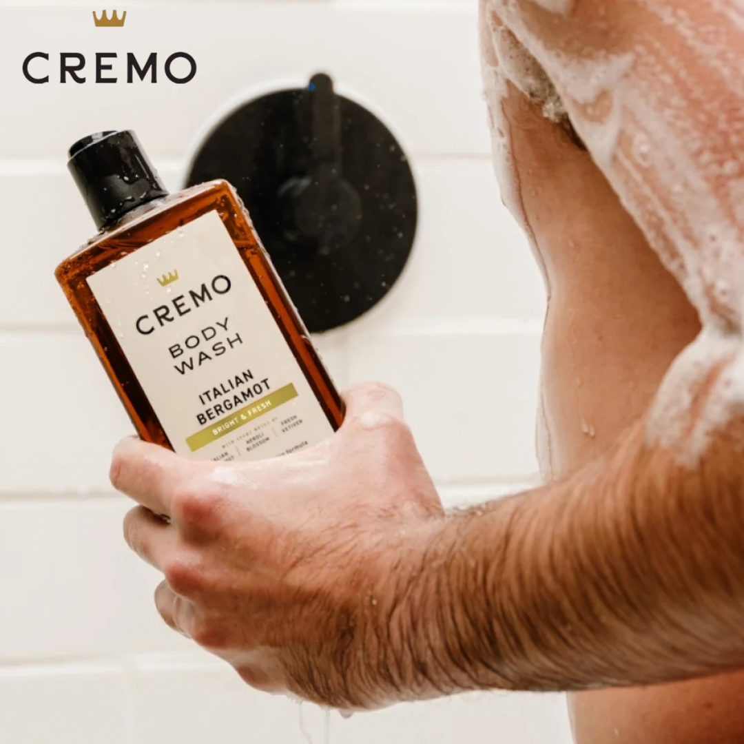 นำเข้า 🇺🇸 🫧 ปลุกความสดชื่นและหรูหราในทุกครั้งที่อาบน้ำ ✨ Cremo Italian Bergamot Body Wash กลิ่นที่ใช่สำหรับผู้ชายที่มีสไตล์ ราคา 750 บาท / ขวด มีค่าส่ง