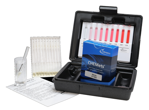 CHEMets รหัสสินค้าK-7004ชุดทดสอบคุณภาพน้ำค่าไนไทรต์,Nitrate Test Kit Visual Kit,Meas.range:0～2.5ppm