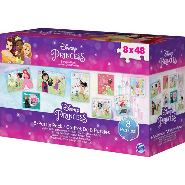 ชุดจิ๊กซอว์ Disney Princess, 8 Jigsaw Bundle 48-Piece ราคา 790 - บาท