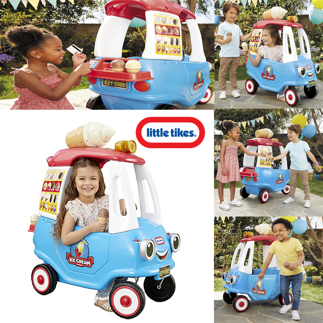 ใหม่ ขาไถ Little Tikes Cozy Ice Cream Truck ราคา 5,990 บาท
