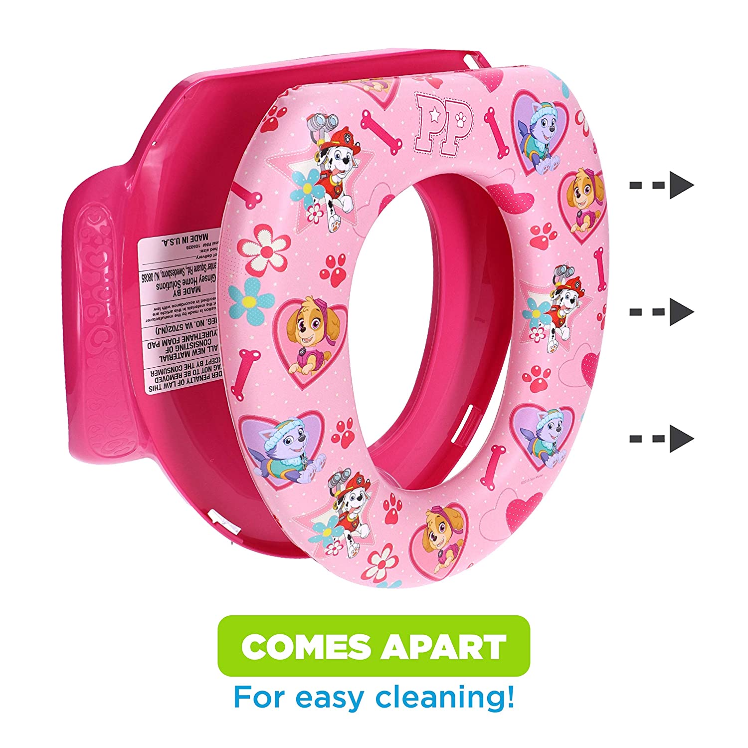 เบาะรองชักโครกเด็ก Nickelodeon Paw Patrol Skye and Everest Soft Potty Seat ราคา 950 บาท