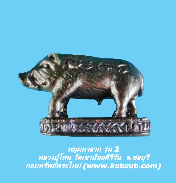 หมูมหาลาภ รุ่น 2 หลวงปู่โทน วัดเขาน้อยคีรีวัน