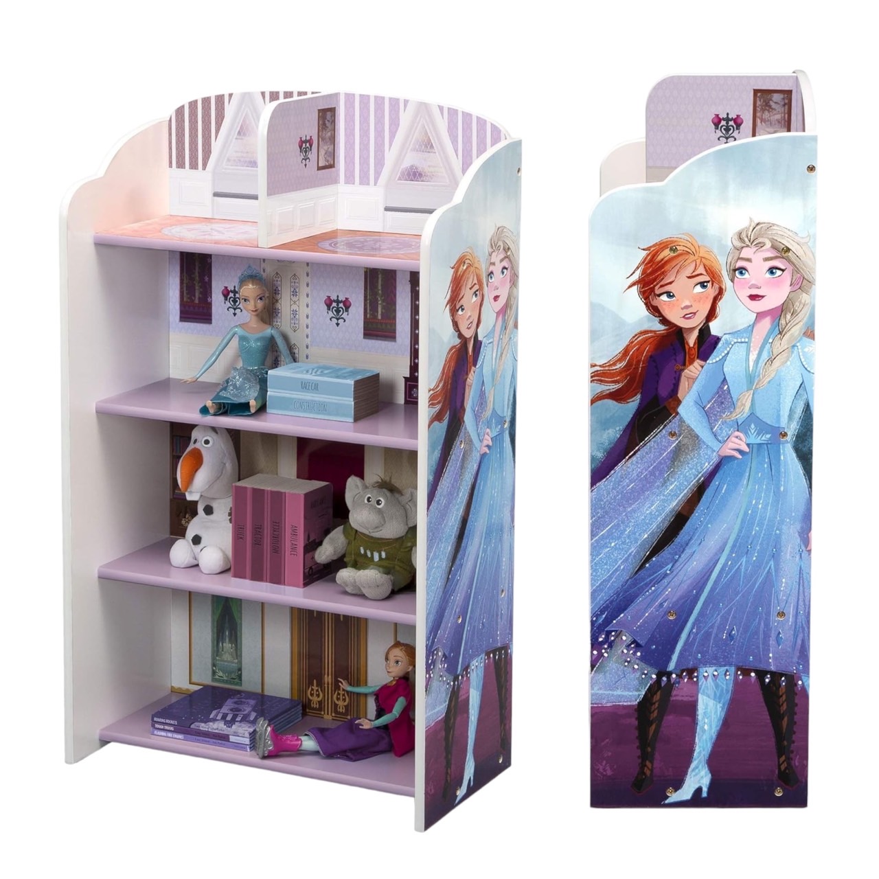 ชั้นวางของลายโฟรเซ่นDelta Children Wooden Playhouse 4-Shelf Bookcase for Kids, Frozen II นำเข้า🇺🇸 , ราคา 2,990 บาท