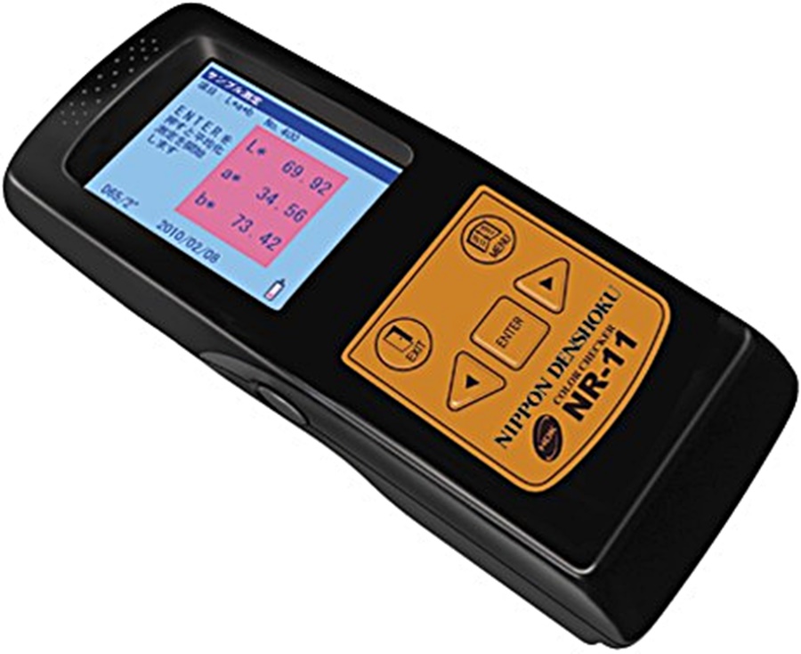 NipponDenshoku รุ่นNR-11Aเครื่องวัดค่าสีอัตโนมัติแบบพกพา,Portable Colorimeter,Color Checker,Colorimeter NR-11A