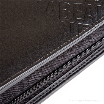 SIGMA :: Brush Case - Black กระเป๋าหนังใส่แปรงสีดำ สุดหรู เงางาม สามารถใส่แปรงทุกขนาดได้ถึง 29 ชิ้น