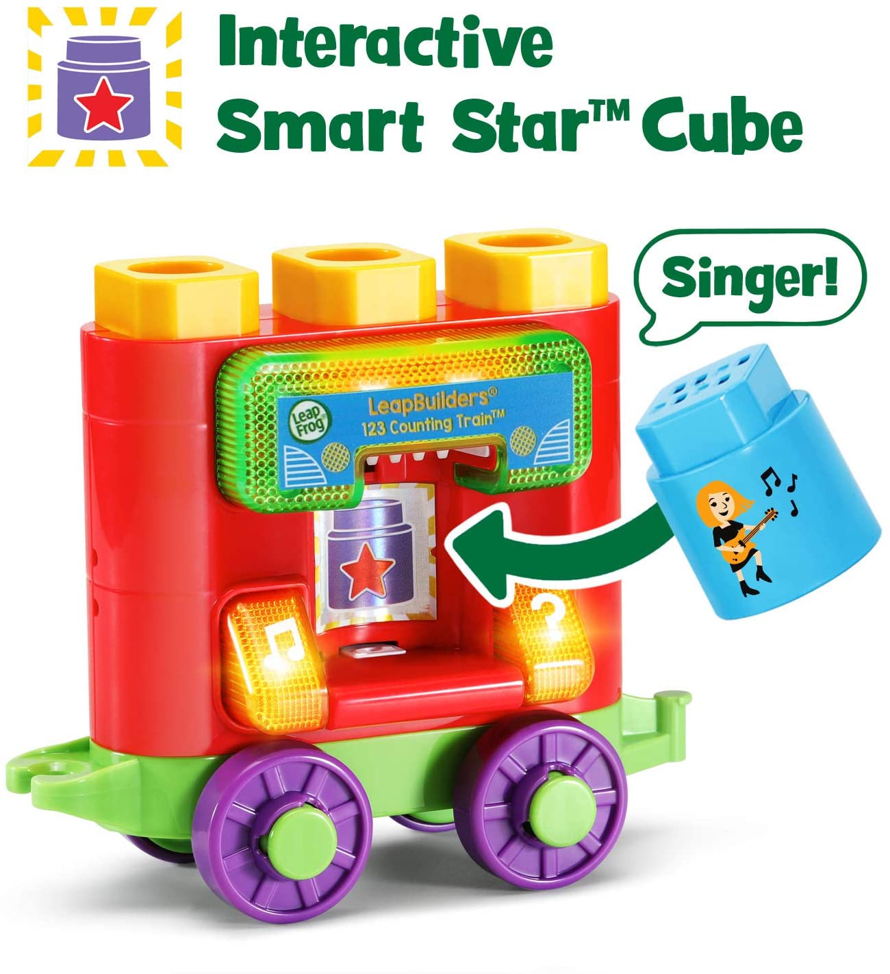 รถไฟ LeapFrog LeapBuilders 123 Counting Train, Multicolor ราคา 1,290 - บาท