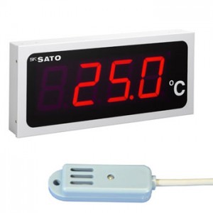SKsato เครื่องชั่งน้ำหนักตัวบ่งชี้อุณหภูมิ + เซนเซอร์อุณหภูมิWeighing Instrument Temperature Indicator + Temperature Sensor 80-91