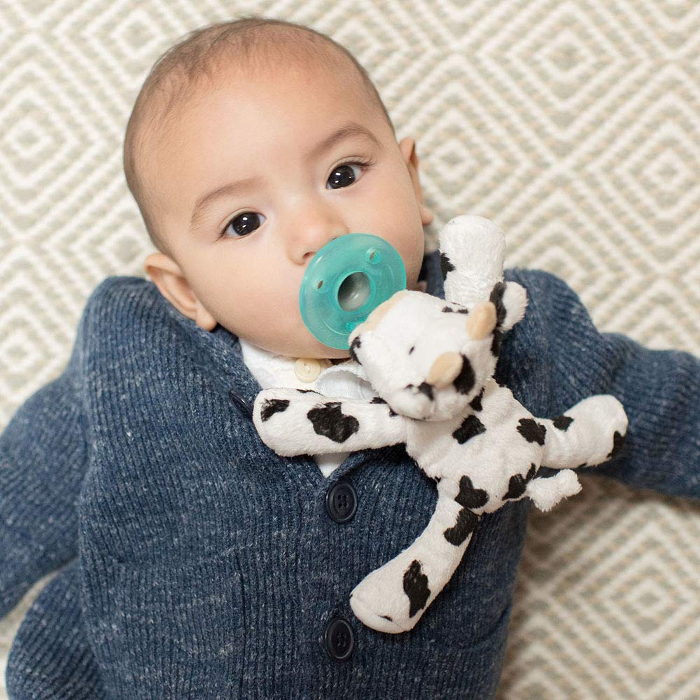 WubbaNub OATMEAL BUNNY Pacifier Toy By Wubbanub, USA จุกหลอก Wubbanub น้องวัว ราคา 1290 บาท