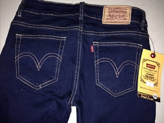 LV5808001 กางเกงยีนส์ลีวายผู้หญิง ขาเดฟ เข้ารูป (พร้อมส่ง) LV5808001 ตัว