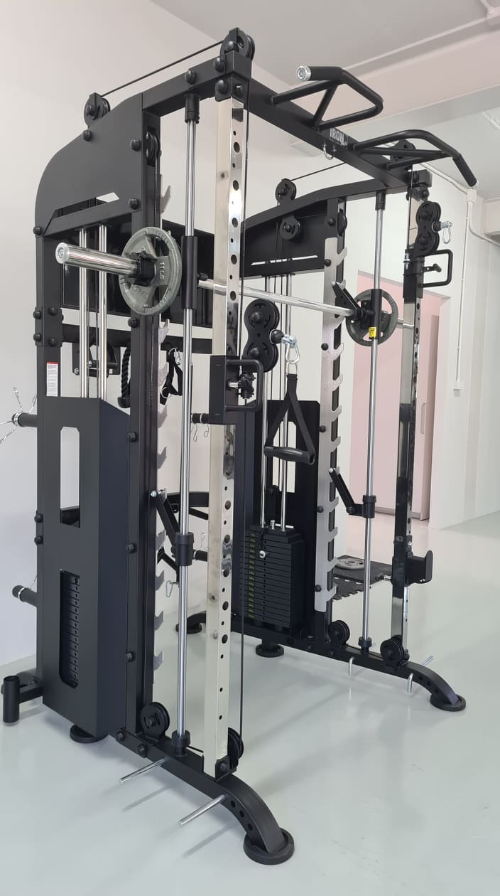 สมิทแมชชีน i5 Flow Jammer arms,+ม้านั่ง819A + แผ่นหุ้มยาง, Fullset, Smith Machine i5 Flow Jammer