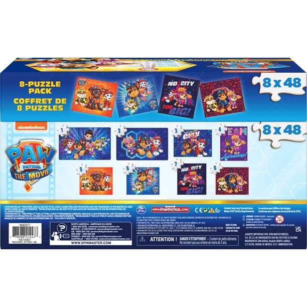 จิ๊กซอว์ Paw Patrol The Movie 8-Pack of Puzzles in Storage Tub ราคา 790 บาท