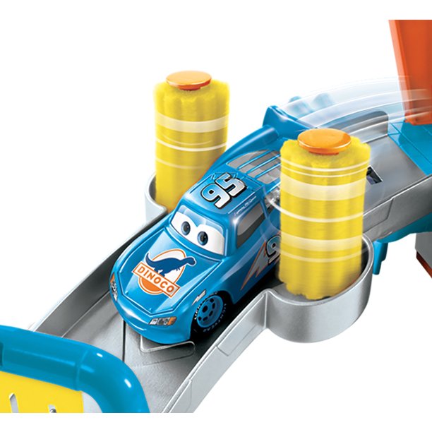 Disney Pixar Cars เปลี่ยนสีรถ Dinoco Car Wash Car Vehicle Playset, 23 Pieces ราคา 1,990 - บาท