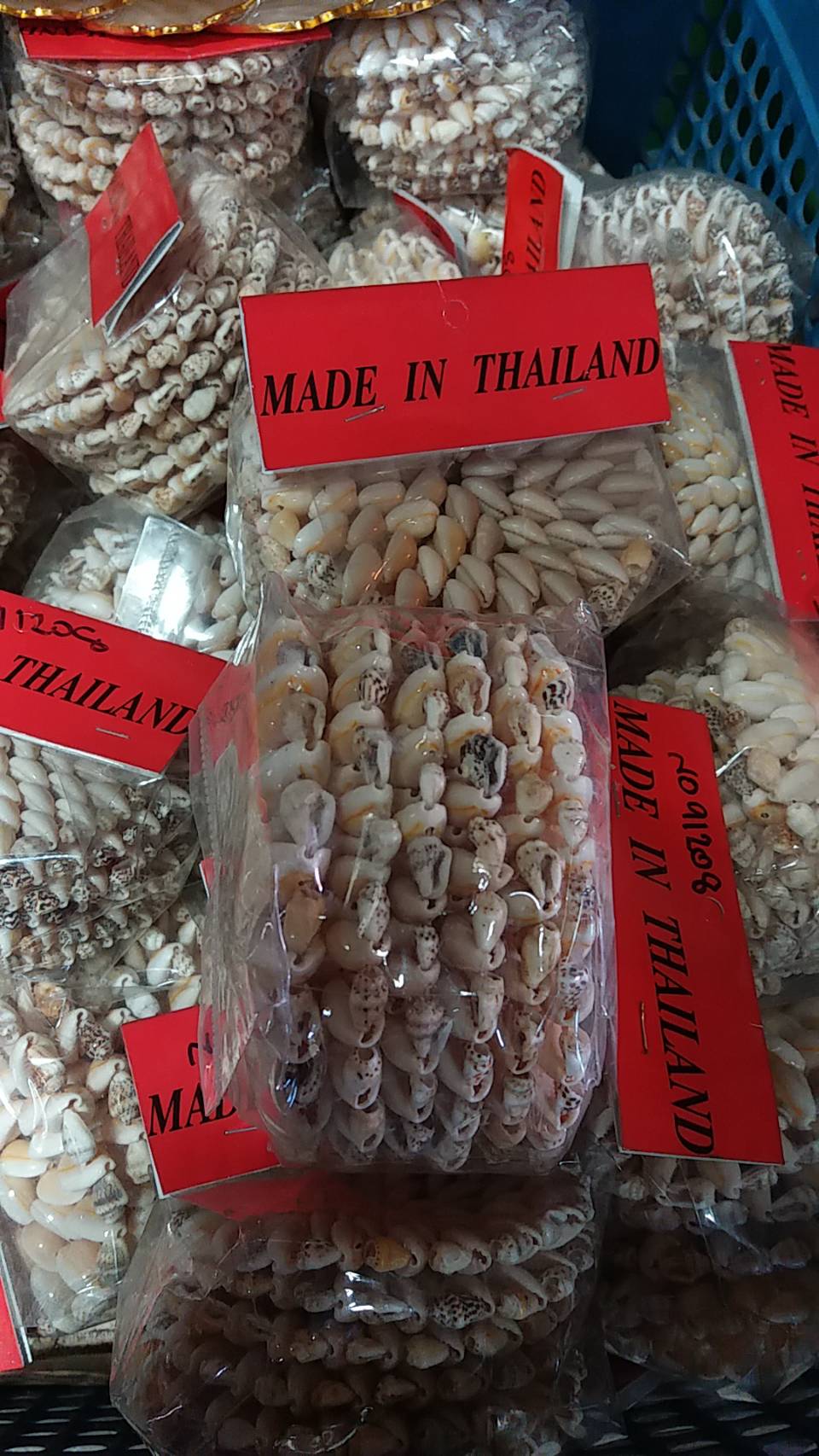 จานรองแก้วจากเปลือกหอยเบี้ยเซ็ต6 ชิ้น