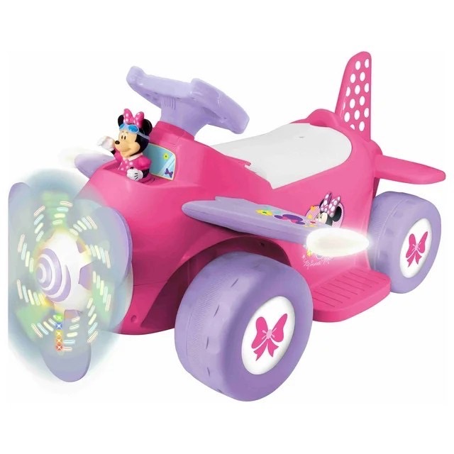 นำเข้า🇺🇸 เครื่องบินมินนี่เมาส์ Disney Minnie 6-Volt Powered Plane Ride On , ราคา 5,490 บาท