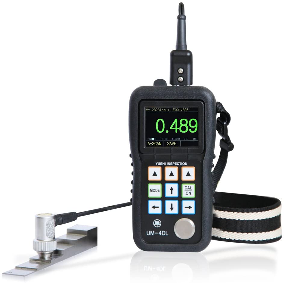 YUSHI UM-UM-4 วัดความหนาแบบอัลตราโซนิคย่านการวัด 0.60mm.-508 mm./YUSHI UM-4 Handheld Portable Ultrasonic Thickness Gauge Tester Meter