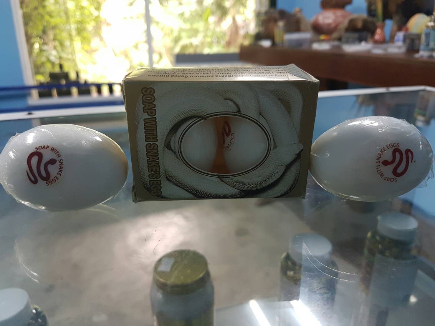 SOAP WITH SNAKE'S EGG สบู่ไข่งู