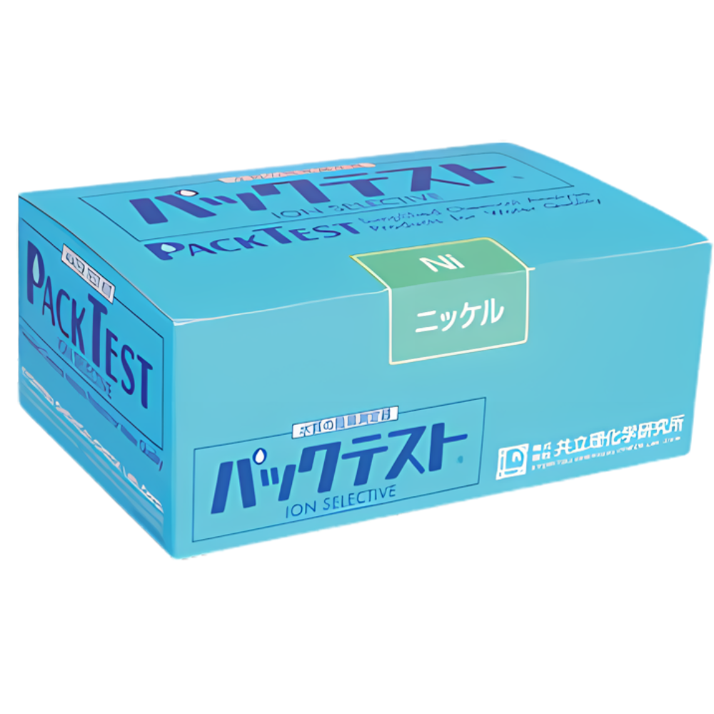 Kyoritsu รหัส WAK-Ni ชุดทดสอบคุณภาพน้ำค่านิกเกิล,Kyoritsu packtest Nickel,meas.range:0.5～10mg/L,(Quantity:50pcs/Box)