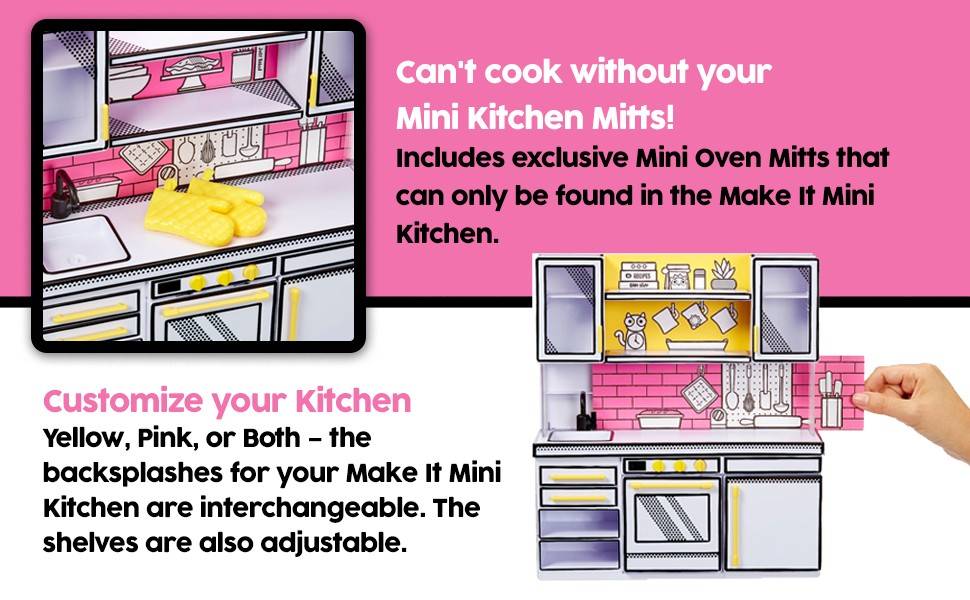 นำเข้า 🇺🇲 Miniverse Make It Mini Kitchen ของ MGA - ชุดของเล่นครัว DIY ราคา 2,190 บาท ค่าจัดส่ง 100 บาท
