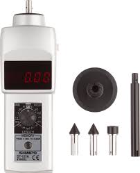 NidecShimpo รุ่นDT-107A -S6เครื่องวัดความเร็วรอบแบบสัมผัสและวงล้อ6นิ้ว,Digital Contact Tachometer with LED Display and 6" Circumference Wheel