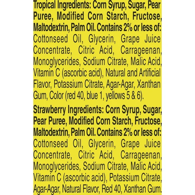 นำเข้า🇺🇸 ขนมรสผลไม้ Gushers Strawberry Splash and Tropical fruit flavored snacks, 6 ct ราคา 250 บาท