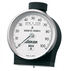 Asker รุ่น Type-A เกจเช็คทดสอบค่าความแข็งยางและพลาสติกทั่วไป,Durometer general rubber #TypeA