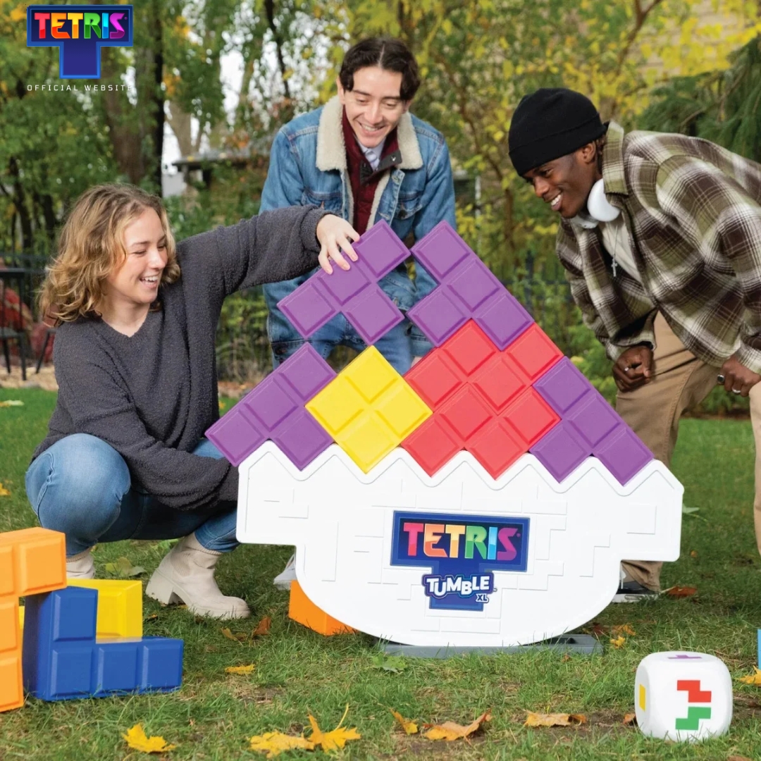 นำเข้า 🇺🇸 ✨Tetris ยักษ์ เกมสำหรับทุกคนในบ้าน🧱 Tetris XL Tumble Game ขนาด 6 ฟุต ราคา 7,590 บาท ค่าส่งเอกชน 350 บาท