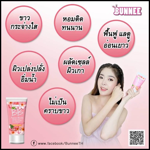 บันนี่ บีบี โลชั่น BUNNEE BB Aqua Body Whitening Lotion