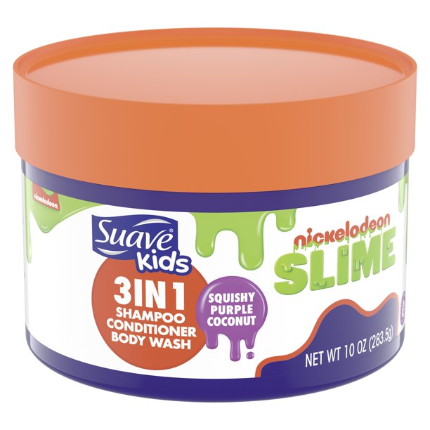 สบู่สไลม์ Suave Kids Shampoo, Conditioner, Body Wash 3 in 1 for squishy Purple coconut 10 oz ราคา 450 บาท