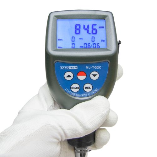 Satotech รหัส MJ-TG2C เครื่องวัดความหนาฟิล์มแบบคู่,Film thickness meter dual type MJ-TG2C separation type