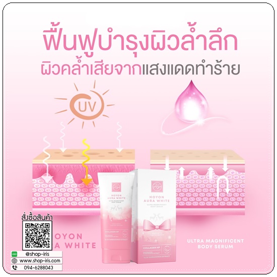 โฮยอนออร่าไวท์ HOYON Aura White (แพ็คเกตใหม่)