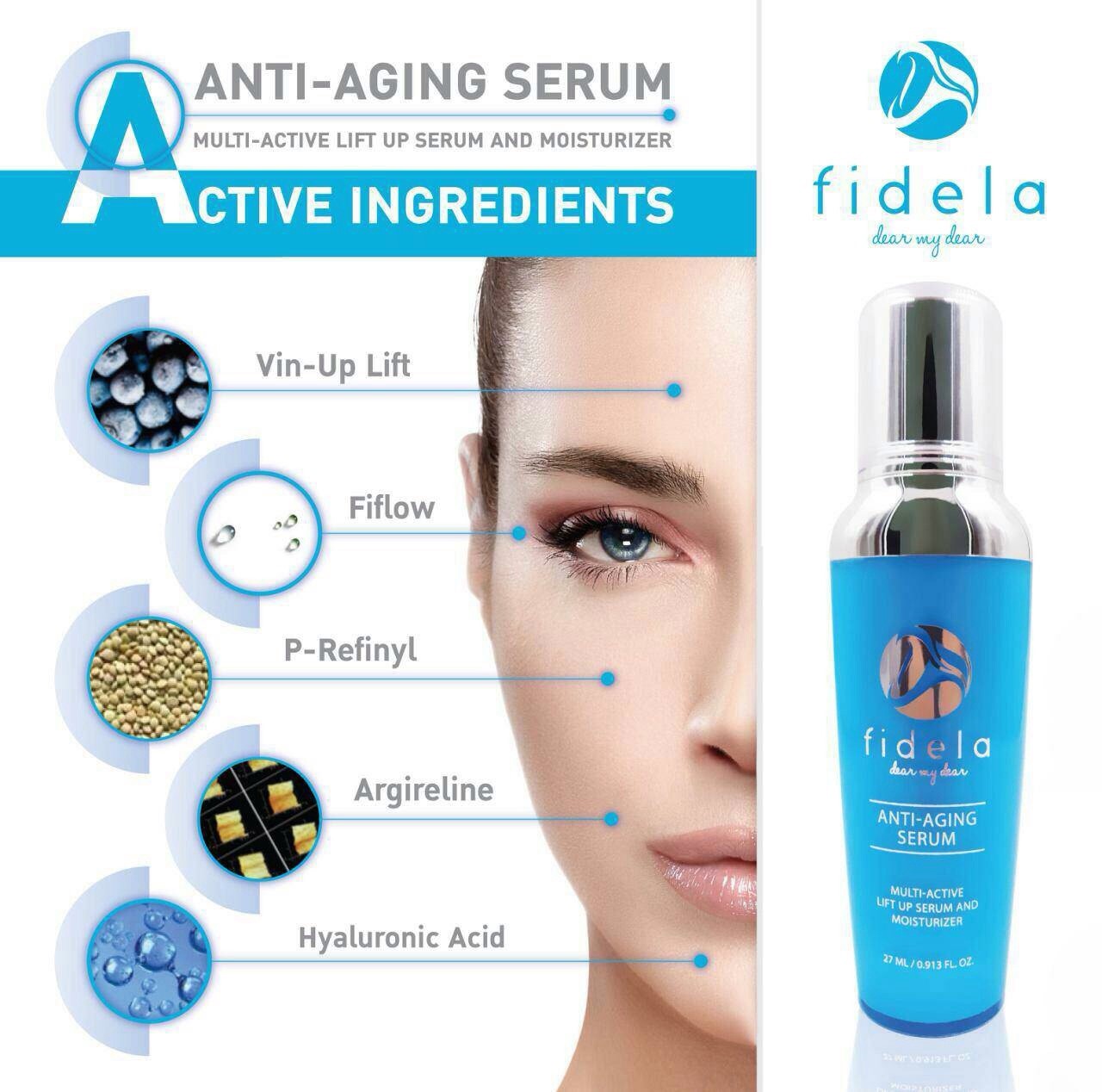 ฟิเดล่า เซรั่มโบท็อกซ์ เซรั่มหน้าเด็ก (Fidela Anti Aging Serum)
