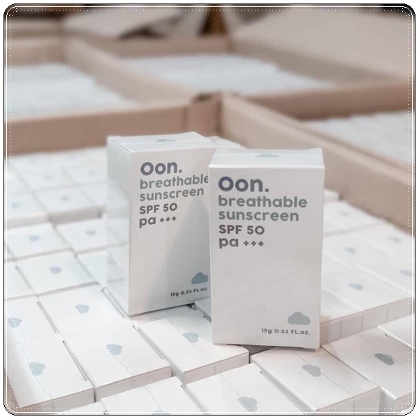 กันแดดอุ่น OON Breathable Sunscreen กันแดดนิมม์ แพ็คเกตใหม่