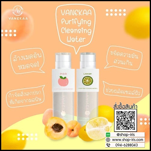 วานีก้า คลีนซิ่ง สูตรน้ำ VANEKAA Purifying Cleansing Water
