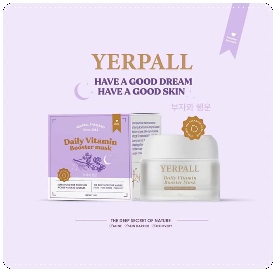 มาร์คหน้าสด Daily Vitamin Booster Mask Yerpall